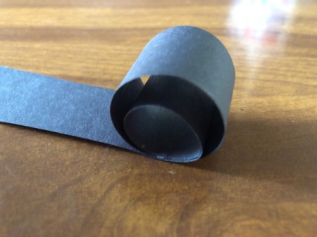 Squawking Crow Paper Craft - loosely wrap around the first curl and glue