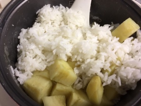 Sweet Potatoes and Rice