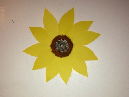 Paper Bowl Sunflower
