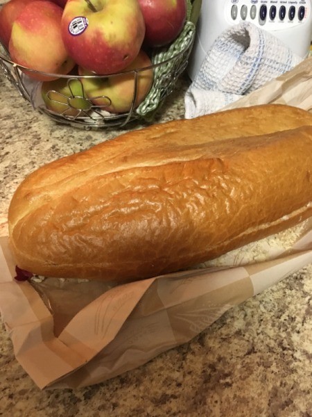 Italian bread loaf