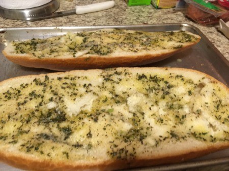 finished Garlic Bread