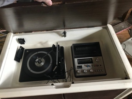 Value of a Brother Turntable with 8-Track Tape Player