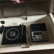 Value of a Brother Turntable with 8-Track Tape Player