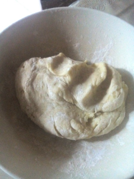 ball of dough in bowl