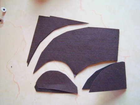 Hanging Bats - cut out wings