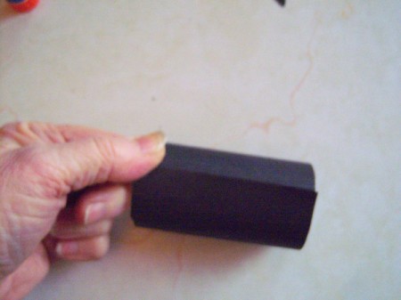 Hanging Bats - wrap paper and stick down