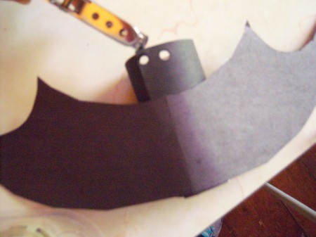 Hanging Bats - punch two holes in the back of the roll