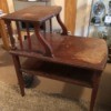 Value of a Mersman Telephone Table - two tier table with third lower shelf