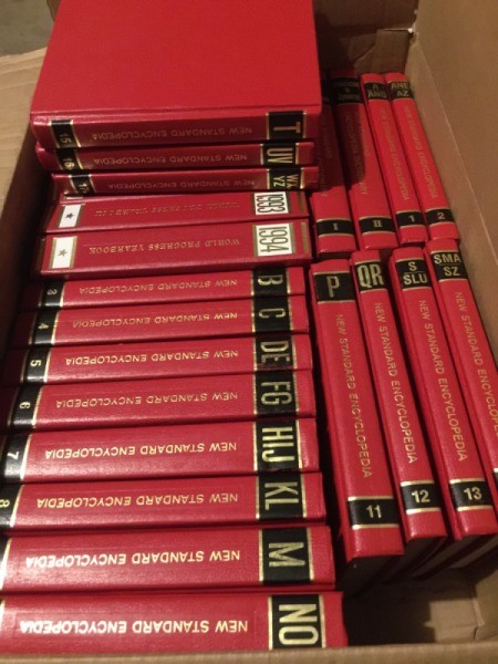 Value of 1987-94 New Standard Encyclopedias - book in a box