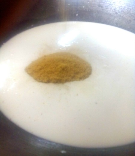 sugar added to coconut milk