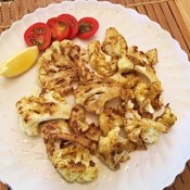 Spicy Cauliflower on plate