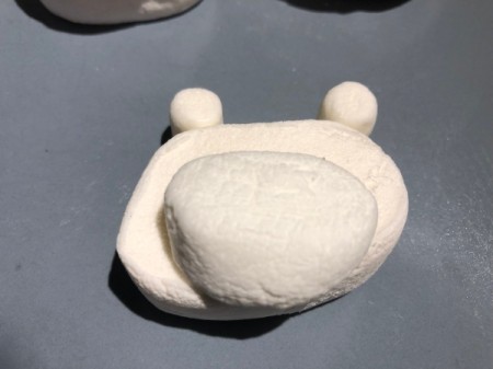 Marshmallow Polar Bears - second ear attached