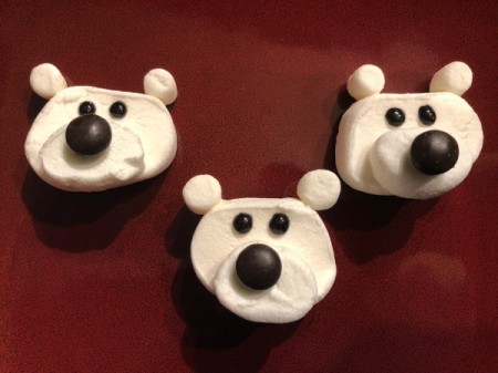 Marshmallow Polar Bears - ready to eat