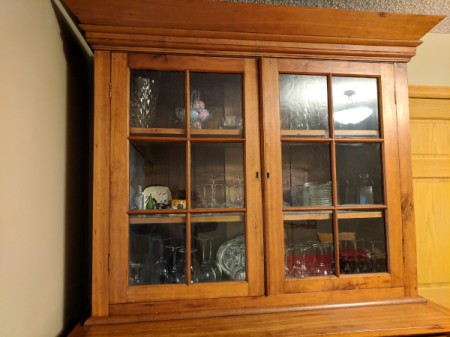 Value of Antique Cherry China Cabinet