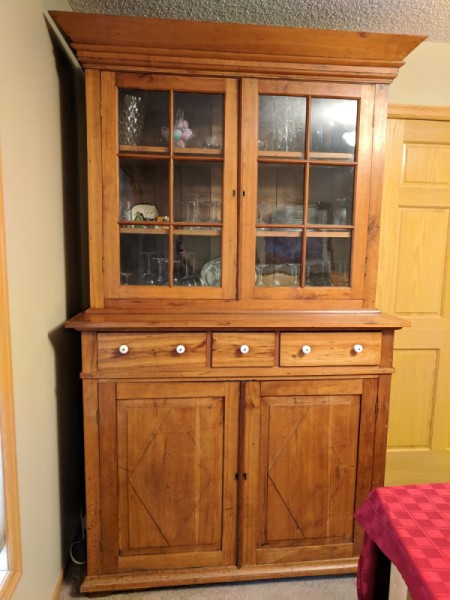 Value Of Antique Cherry China Cabinet, Antique Cherry Wood China Cabinet