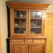 Value of Antique Cherry China Cabinet