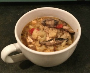 bowl of Roasted Cauliflower Soup