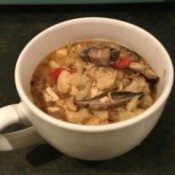 bowl of Roasted Cauliflower Soup