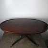 Value of an Oval Mersman Coffee Table - mahogany coffee table