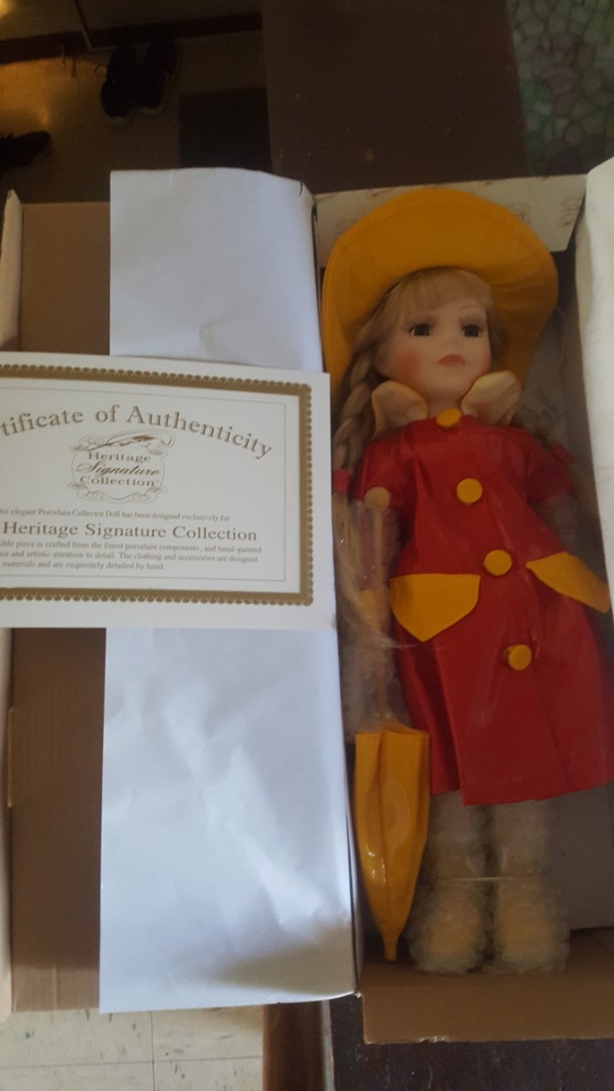 heritage signature collection christmas doll