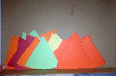 Pumpkin Pie Garland - cut them out