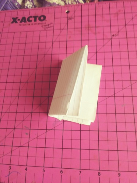 Notepad Stocking Stuffers - fold paper 4 times