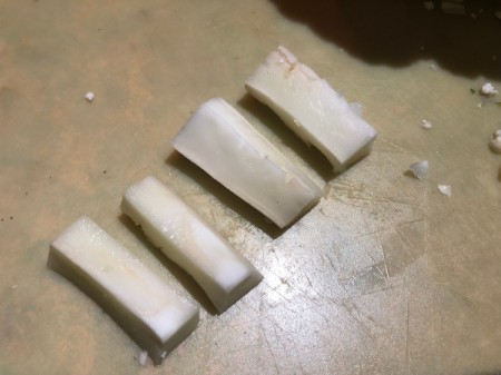 Cauliflower Sheep Centerpiece - cut into 4 pieces for legs