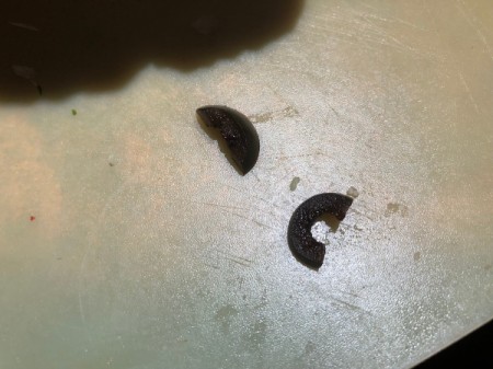 Cauliflower Sheep Centerpiece - slice the olive into rings and cut one in half for the eyes