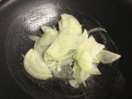 sauteing onions