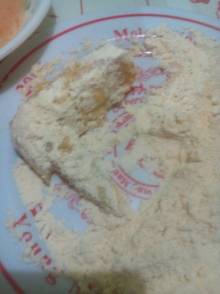 coating wing in breading