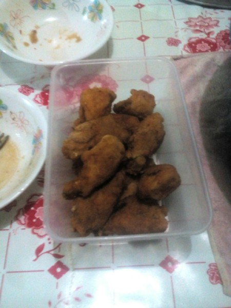 fried Wings in container