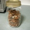 Roasted Pecans in quart jar