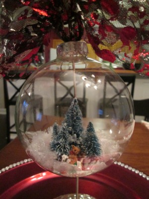 Making A Snow Globe Ornament