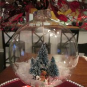 Making A Snow Globe Ornament