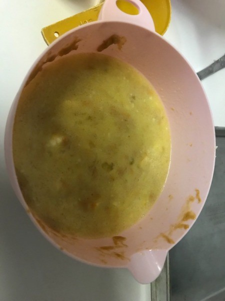 wet ingredients in bowl