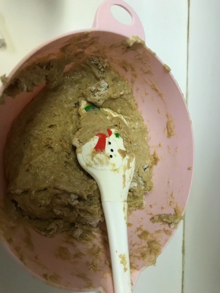 mixing wet and dry ingredients