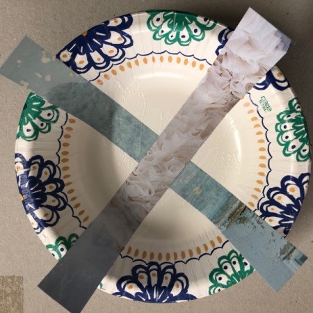 Magazine Bowl Gift Basket - criss cross