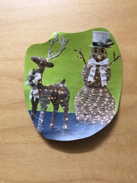 Holiday Gift Tags from Magazines or Catalogs - cut tags into shapes