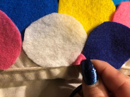 Dragon Scale Pillow - use scraps to fill in any gaps