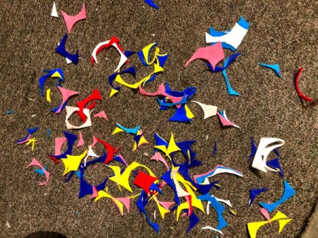 Dragon Scale Pillow - keep the scraps