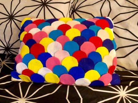 Dragon Scale Pillow - ready to enjoy