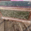 Information on an Antique Trunk - two color trunk with studs over (leather?) sheath