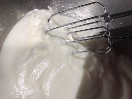 whipping egg whites