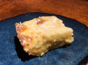 piece of Lemon Everything Cake on plate