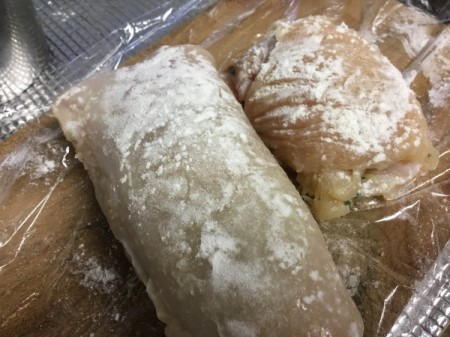 Chicken Rollson plastic