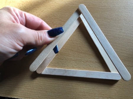 Popsicle Stick Geometric Sculpture | ThriftyFun