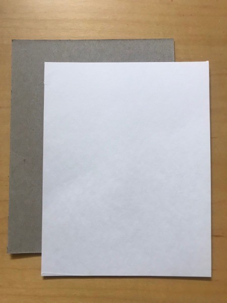 Recycled Christmas Card - create two