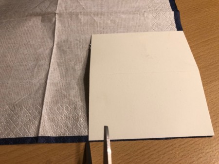 Personalized Decoupaged Napkin Coasters - use one as a template for cutting the napkins