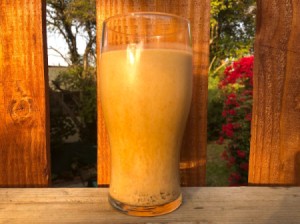 glass of Chocolate Coffee Protein Drink