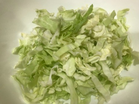 cut cabbage